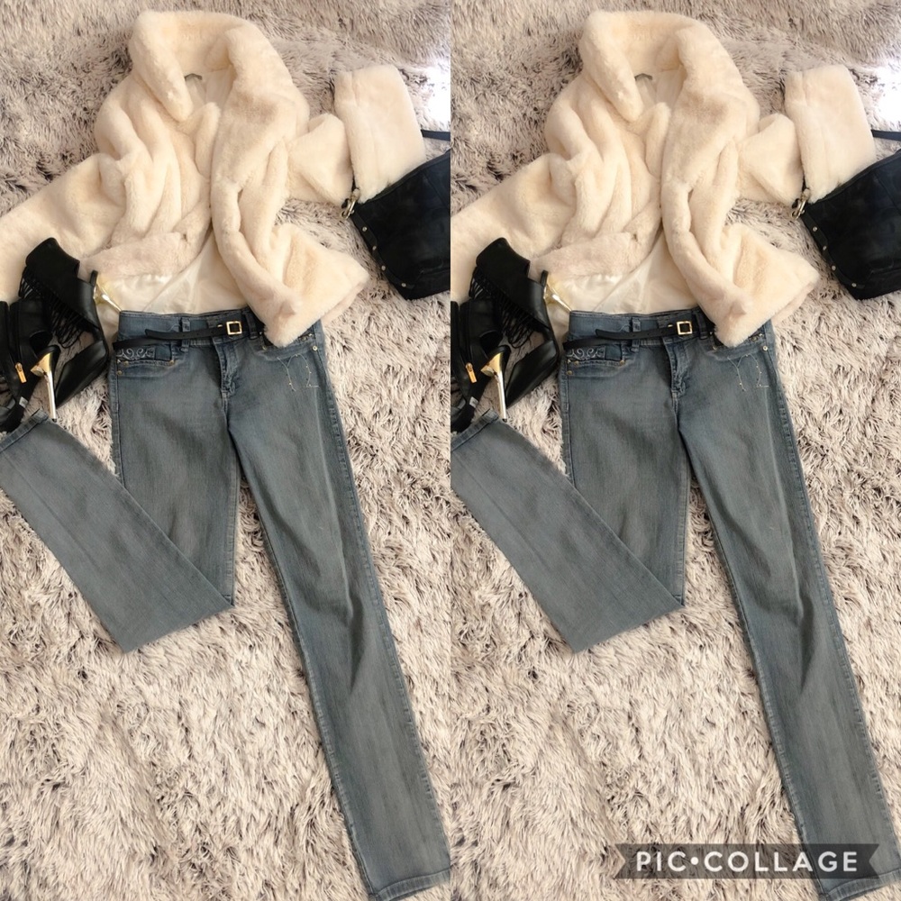 Light wash jeans